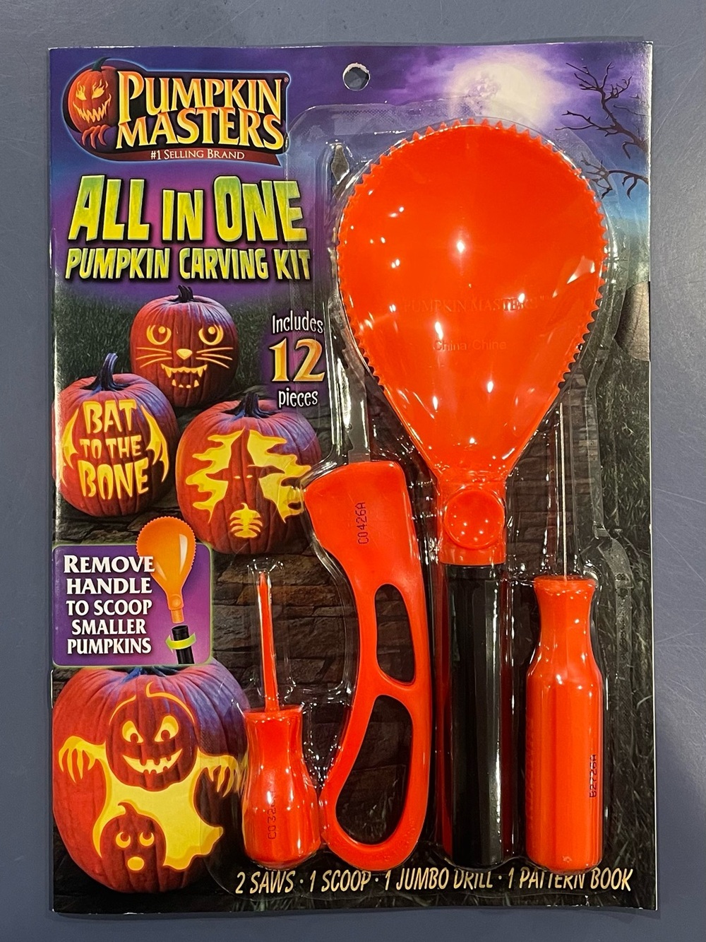 All-In-One Pumpkin Carving Kit - Orange